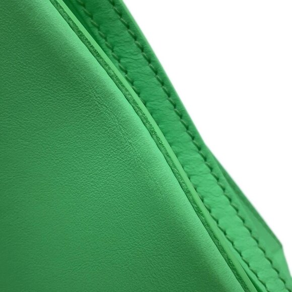 FENDI Small Shopping Bag Size Small Leather Light Green 8BH382 - Picture 8 of 15